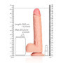 Dildo grande con ventosa pene realistico morbido fallo vaginale anale strap on
