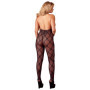 Tutina erotica donna seno scoperto bodystocking cavallo aperto catsuit fishnet