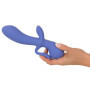 Vibratore triplo stimolatore per clitoride fallo vaginale anale dildo vibrante