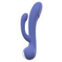 Vibratore doppio in silicone realistico dildo vibrante vaginale anale fallo pene