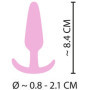 Mini butt plug indossabile piccolo dilatatore tappo anale in silicone morbido
