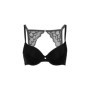 Reggiseno donna push up intimo sexy bra nero imbottito con spalline in pizzo