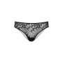 Slip donna mutandina trasparente intimo sexy biancheria erotica tanga nero panty