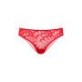 Slip rosso biancheria intima donna lingerie sensuale mutanda tanga trasparente