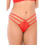 Slip donna biancheria intima sensuale in pizzo rosso lingerie sexy mutandina hot