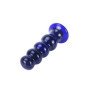 Plug anale vibrante in vetro a sfere sexy dilatatore vibratore butt glass dildo