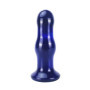 Vibratore anale fallo in vetro dildo vibrante glass plug  stimolatore prostata