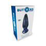 Butt Plug anale vibrante vibratore in vetro fallo conico dilatatore liscio glass