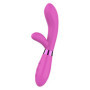 Vibratore rabbit fallo vibrante doppio dildo in silicone stimolatore clitoride