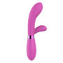 Vibratore rabbit fallo vibrante doppio dildo in silicone stimolatore clitoride