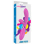 Vibratore rabbit fallo vibrante doppio dildo in silicone stimolatore clitoride