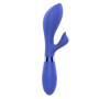 Vibratore rabbit stimolatore clitoride fallo doppio in silicone dildo vibrante