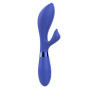 Vibratore rabbit stimolatore clitoride fallo doppio in silicone dildo vibrante