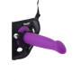 Dildo in silicone fallo morbido vaginale anale con ventosa per cintura strap on