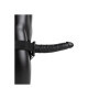 Vibratore vaginale anale cavo realistico indossabile vibrating hollow strap on 24.5 cm