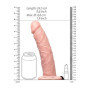Vibratore cavo realistico vaginale anale indossabile vibrating hollow strap on 20.5 cm