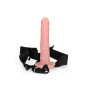 Fallo cavo realistico vaginale anale indossabile hollow strap on 24.5 cm