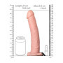 Fallo cavo realistico vaginale anale indossabile hollow strap on 24.5 cm