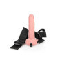 Fallo realistico indossabile cavo vaginale anale hollow strap on 18 cm