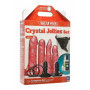 Fallo indossabile kit dildo vaginale anale Crystal Jellies Set Pink