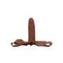 Fallo realistico per viso vaginale anale indossabile The Accommodator Dong brown