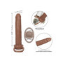 Fallo realistico indossabile vaginale anale Accommodator dual Penetrator brown