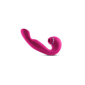 Vibratore in silicone vaginale succhia clitoride INYA Symphony pink