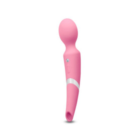 Vibratore wand vaginale anale clitoride in silicone Sugar Pop Aurora pink