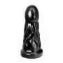 Fallo anale maxi con ventosa per fisting Castard Black 22 cm