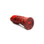Fallo maxi per fisting in silicone vaginale anale con ventosa Fire Dragon Red Scaly Dildo