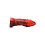 Fallo maxi per fisting in silicone vaginale anale con ventosa Fire Dragon Red Scaly Dildo