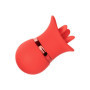 Vibratore in silicone lingua vibrante clitoride vaginale French Kiss Suck & Play Set