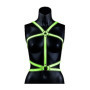 Pettorina bondage glow in the dark sexy imbracatura bdsm harness sadomaso fetish