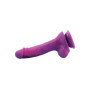 Fallo anale vaginale per macchina del sesso Hismith KlicLok Dildo 19 cm glitter