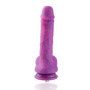 Fallo anale vaginale per macchina del sesso Hismith KlicLok Dildo 19 cm glitter