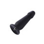 Fallo in silicone nero con ventosa morbido grande anale vaginale dilatatore plug