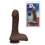 Fallo dildo Realistico The D super d 9 brown vaginale anale con ventosa