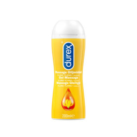 Lubrificante intimo vaginale anale 2 in 1 gel durex Massage Ylang Ylang