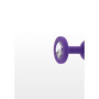 Plug anale indossabile con pietra in silicone Diamond Booty Jewel Small purple