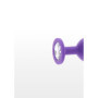 Plug anale con pietra dilatatore indossabile in silicone Diamond Booty Jewel Medium purple