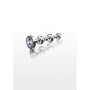 Plug anale a sfere in metallo con pietra Diamond Star Beads Small