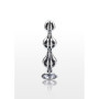 Plug anale a sfere in metallo con pietra Diamond Star Beads Medium