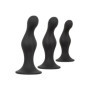 Plug anale in silicone con ventosa kit mini maxi Anal Ripple Kit