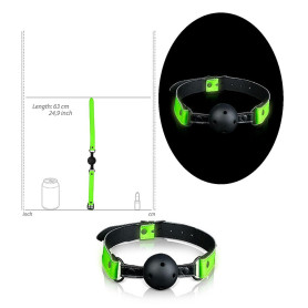 Morso sadomaso sexy costrittivo bdsm restraint bondage Breathable Ball Gag Glow in the Dark