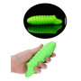 Guaina per pene prolunga fallica con anello testicoli Swirl Thick Stretchy Penis Sleeve Glow in the Dark