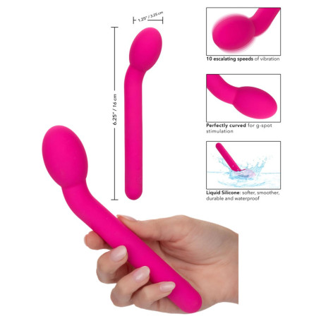 Vibratore vaginale per punto G in silicone Bliss Tulip