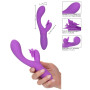 Vibratore rabbit in silicone dildo vibrante vaginale clitoride Butterfly Kiss Flutter viola