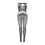 Bodystocking per donna sexy Strapless Shell Bodystocking