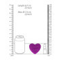 Sapone viola a forma di cuore Heart Soap - Dirty Love - Lavender Scented