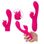 Vibratore rabbit dildo vibrante in silicone fallo vaginale stimolatore clitoride